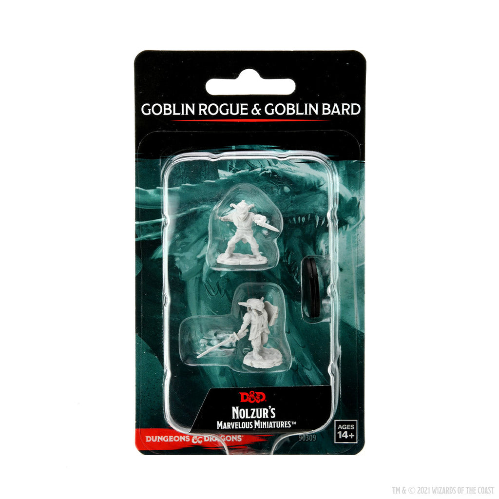 D&D Nolzur's Marvelous Miniatures: Male Goblin Rogue & Female Goblin Bard