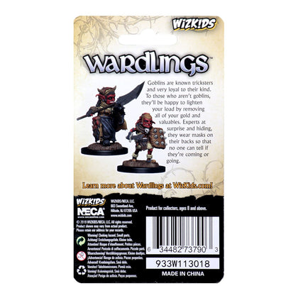 Wizkids Wardlings Painted Miniatures: Goblin (Male) & Goblin (Female) - 2