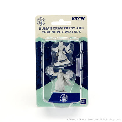 Critical Role Unpainted Miniatures: Human Graviturgy and Chronurgy Wizards Female - 1