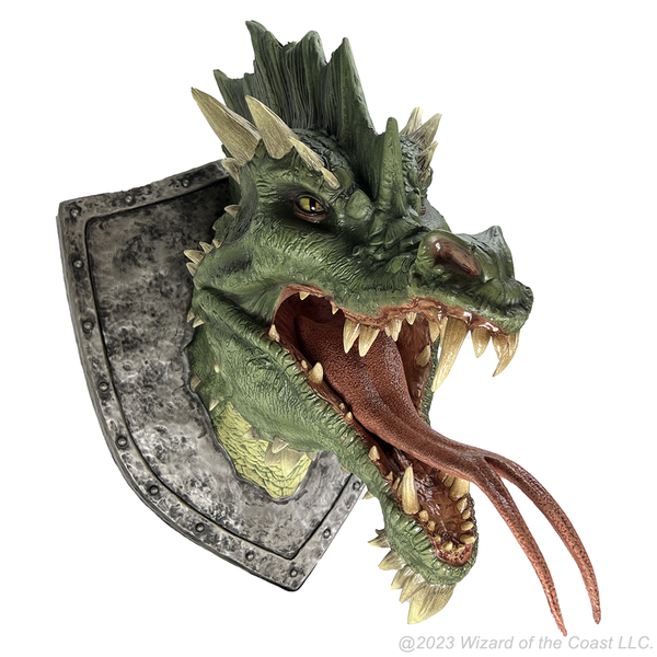 PRE-ORDER - D&D Replicas of the Realms: Green Dragon Trophy Plaque ...