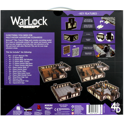 WarLock™ Tiles: Base Set - Town & Village I - 2