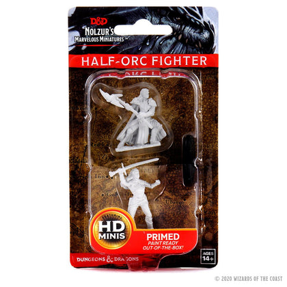 D&D Nolzur's Marvelous Miniatures - Female Half-Orc Fighter - 1
