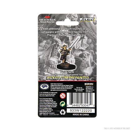 D&D Icons of the Realms Premium Figures: Halfling Fighter Male - 2