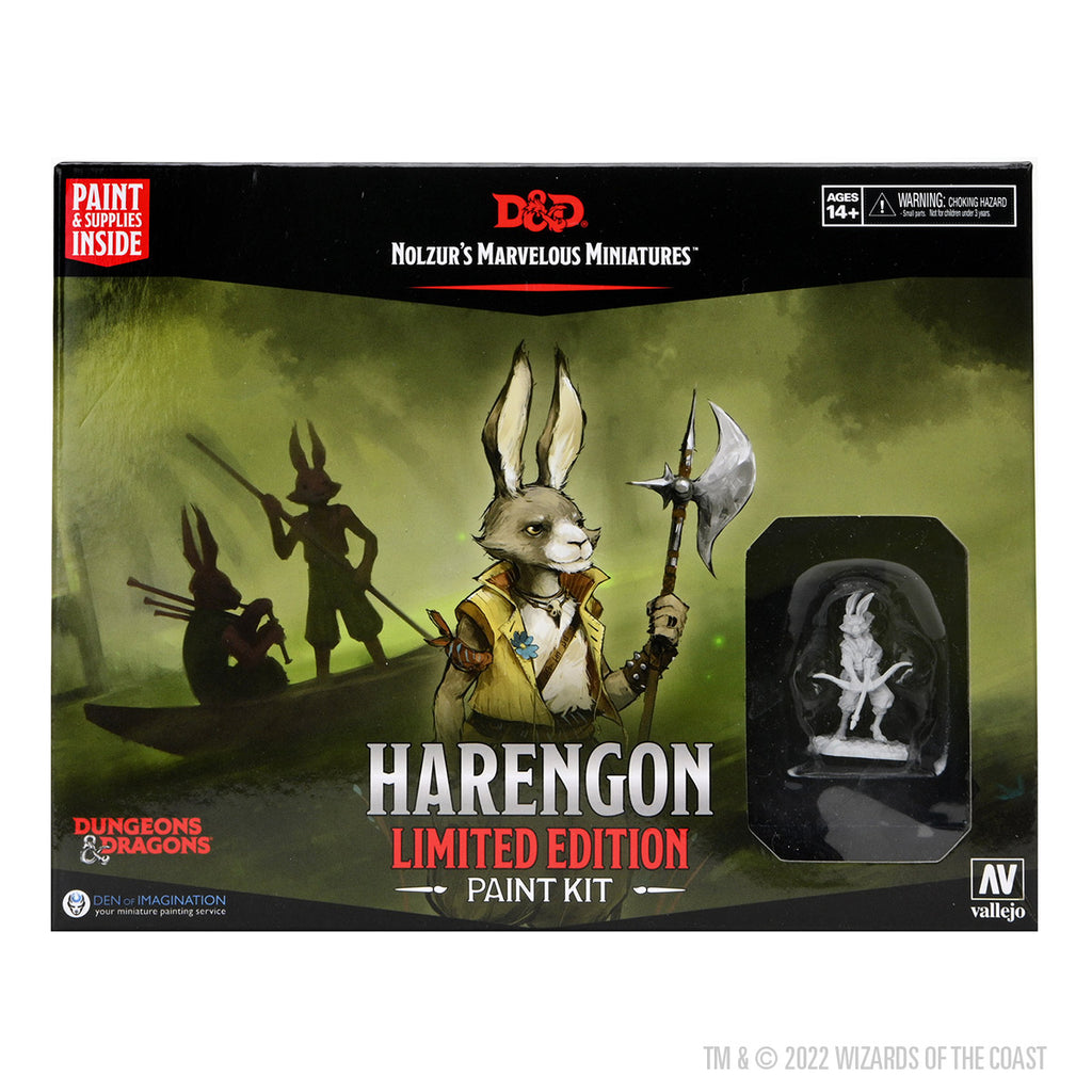 (DING & DENT) Dungeons & Dragons Nolzur's Marvelous Miniatures: Paint Kit - Harengon