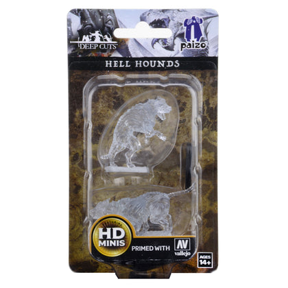 Pathfinder Deep Cuts Unpainted Miniatures: Hell Hounds - 1