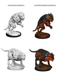 Pathfinder Deep Cuts™ Unpainted Miniatures: Hell Hounds