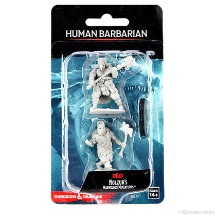 D&D Nolzur's Marvelous Miniatures: Human Barbarian Male - 1