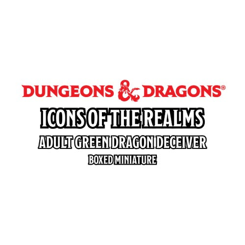 PRE-ORDER - D&D Icons of the Realms: Adult Green Dragon Deceiver Boxed Miniature