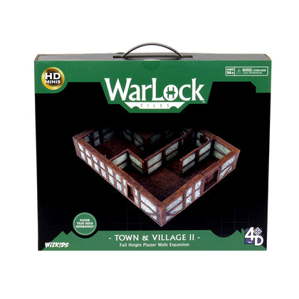 WarLock Tiles: Expansion - Town & Village II - Full Height Plaster Walls - 1