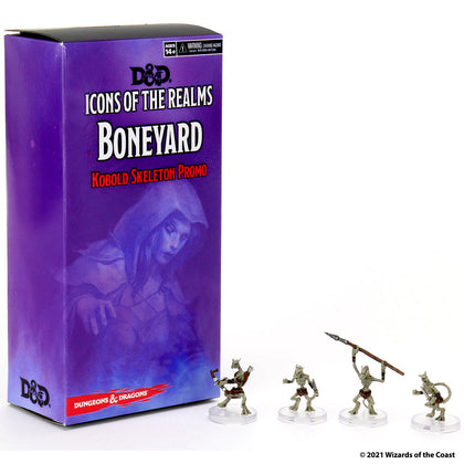 D&D Icons of the Realms: Boneyard: Kobold Skeleton Promo Box - 2