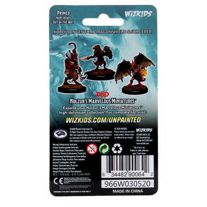 D&D Nolzur's Marvelous Miniatures - Kobold Inventor, Dragonshield & Sorcerer - 2