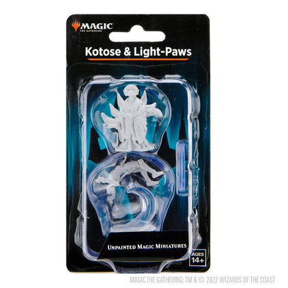 Magic: The Gathering Unpainted Miniatures - Kotose & Light-Paws - 1