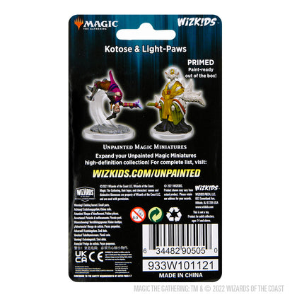 Magic: The Gathering Unpainted Miniatures - Kotose & Light-Paws - 2