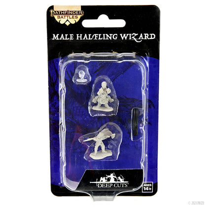 Pathfinder Deep Cuts: Halfling Wizard Male - 1