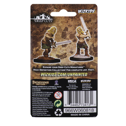 Pathfinder Battles  Deep Cuts : Male Human Barbarian - 2