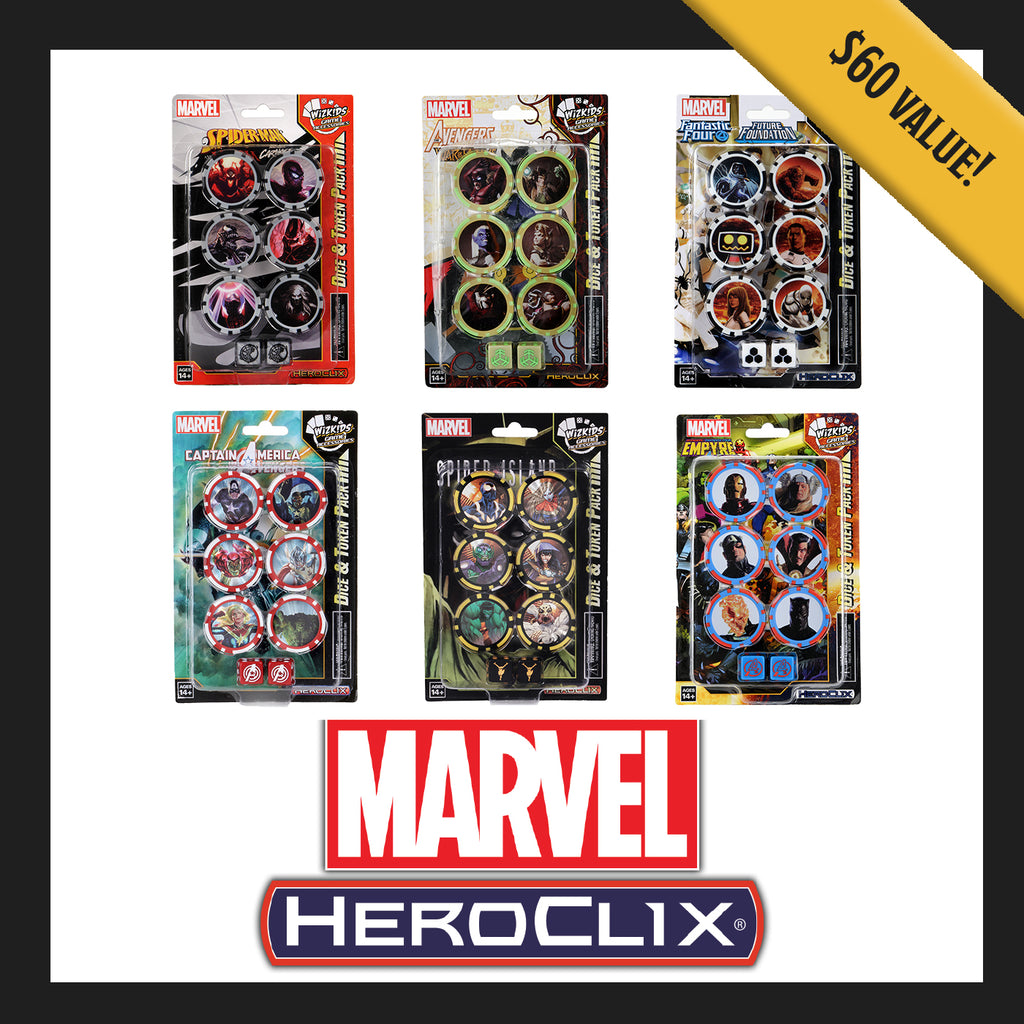Marvel HeroClix - Dice & Token Pack Bundle #1