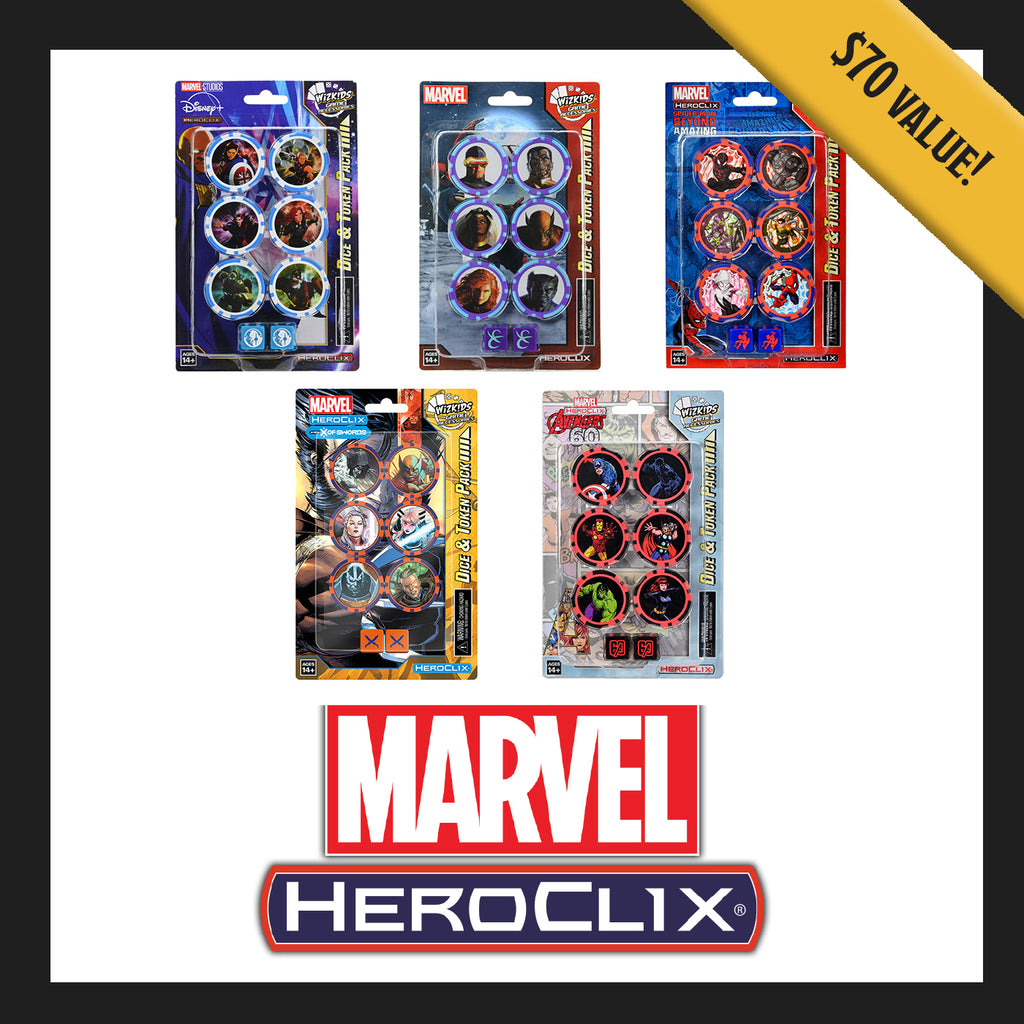 Marvel HeroClix - Dice & Token Pack Bundle #2