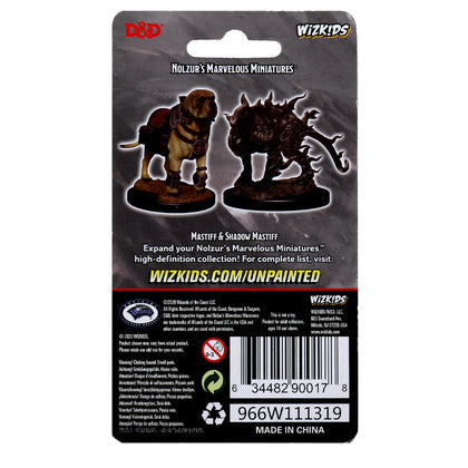 D&D Nolzur's Marvelous Miniatures - Mastiff & Shadow Mastiff - 2