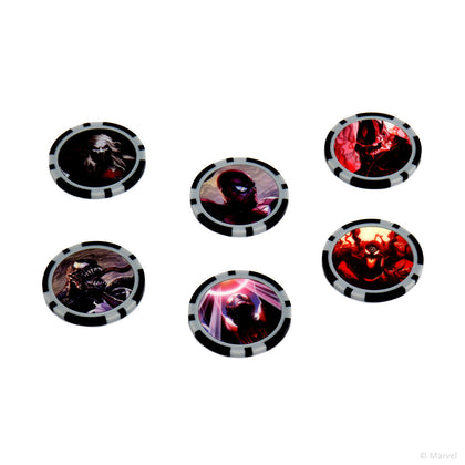 Marvel HeroClix: Spider-Man and Venom Absolute Carnage Dice & Token Pack - 3