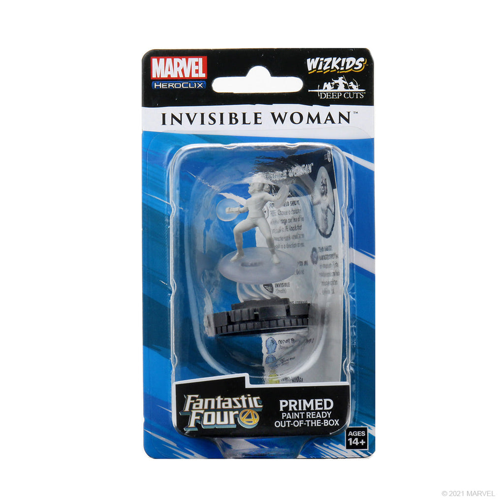 Marvel HeroClix Deep Cuts Unpainted Miniatures: Invisible Woman