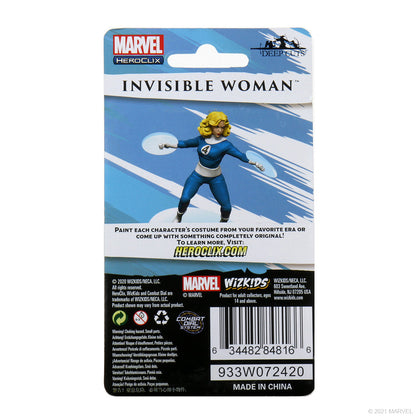 Marvel HeroClix Deep Cuts Unpainted Miniatures: Invisible Woman - 2