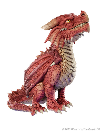 PRE-ORDER - D&D Replicas of the Realms: Red Dragon Wyrmling Foam Figure - 50th Anniversary - 1