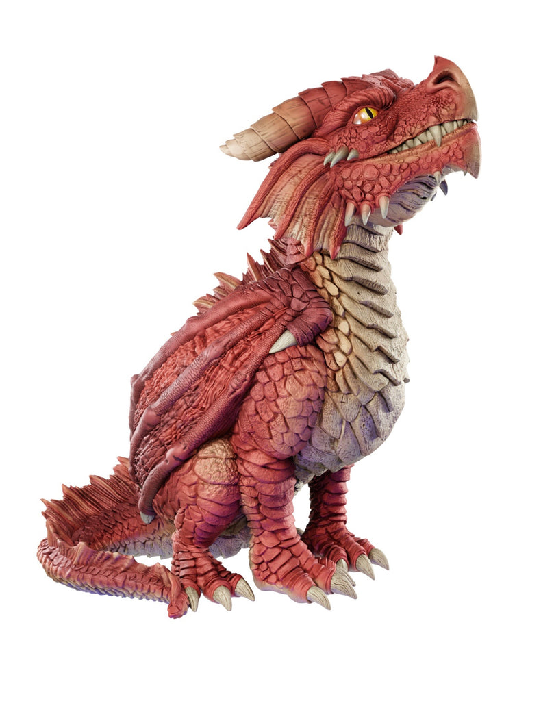 BACK-ORDER - D&D Replicas of the Realms: Red Dragon Wyrmling Foam Figure - 50th Anniversary