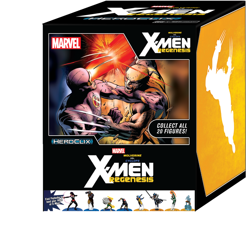 Marvel HeroClix: Wolverine vs. Cyclops: X-Men Regenesis Storyline Organized Play Countertop Display