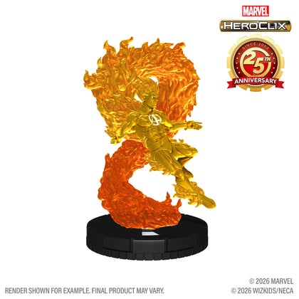 PRE-ORDER - Marvel HeroClix: 25th Anniversary Human Torch (Bonus Offer) - 1