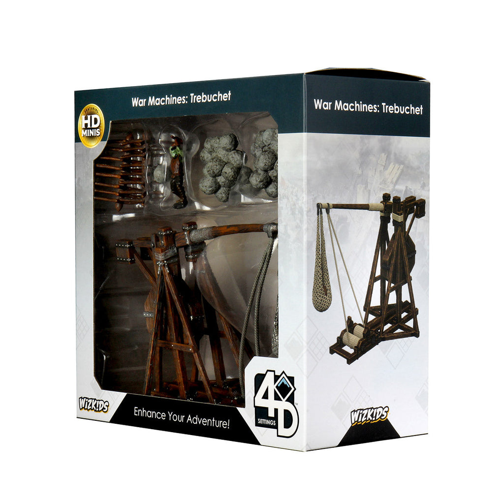 WizKids 4D Settings: War Machines - Prepainted Trebuchet & Engineer Miniature Set - View #11