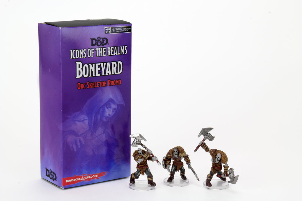 D&D Icons of the Realms: Boneyard Orc Skeleton Promo Box