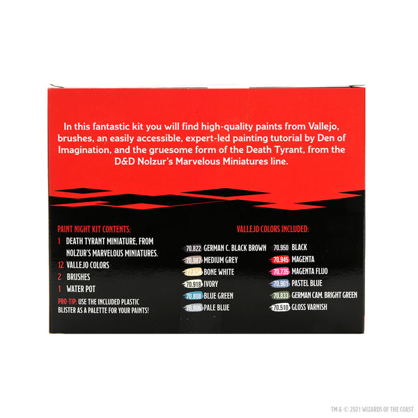 Dungeons & Dragons Nolzur's Marvelous Miniatures Paint Night Kit 5