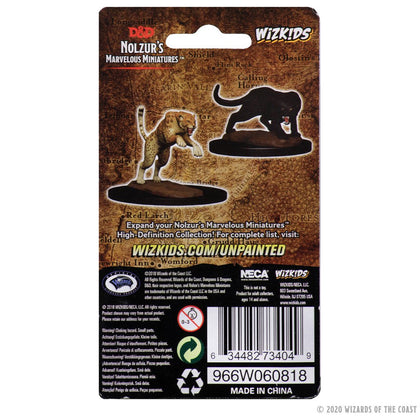 D&D Nolzur's Marvelous Miniatures: Panther & Leopard - 2