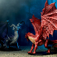 Pathfinder Battles: City of Lost Omens – Adult Red & Black Dragons Premium Set