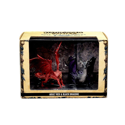 Pathfinder Battles: City of Lost Omens – Adult Red & Black Dragons Premium Set - 1