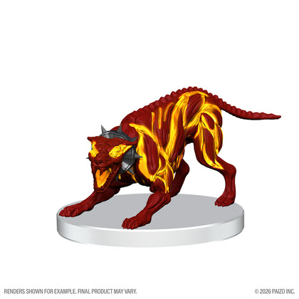 Pathfinder Battles: Elite Hell Hound Promo Miniature - 1