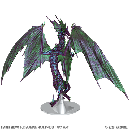 Pathfinder Battles: Adult Mirage Dragon Boxed Miniature - 2