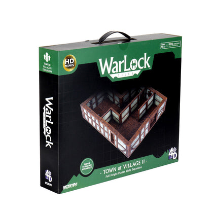 WarLock Tiles: Expansion - Town & Village II - Full Height Plaster Walls - 2