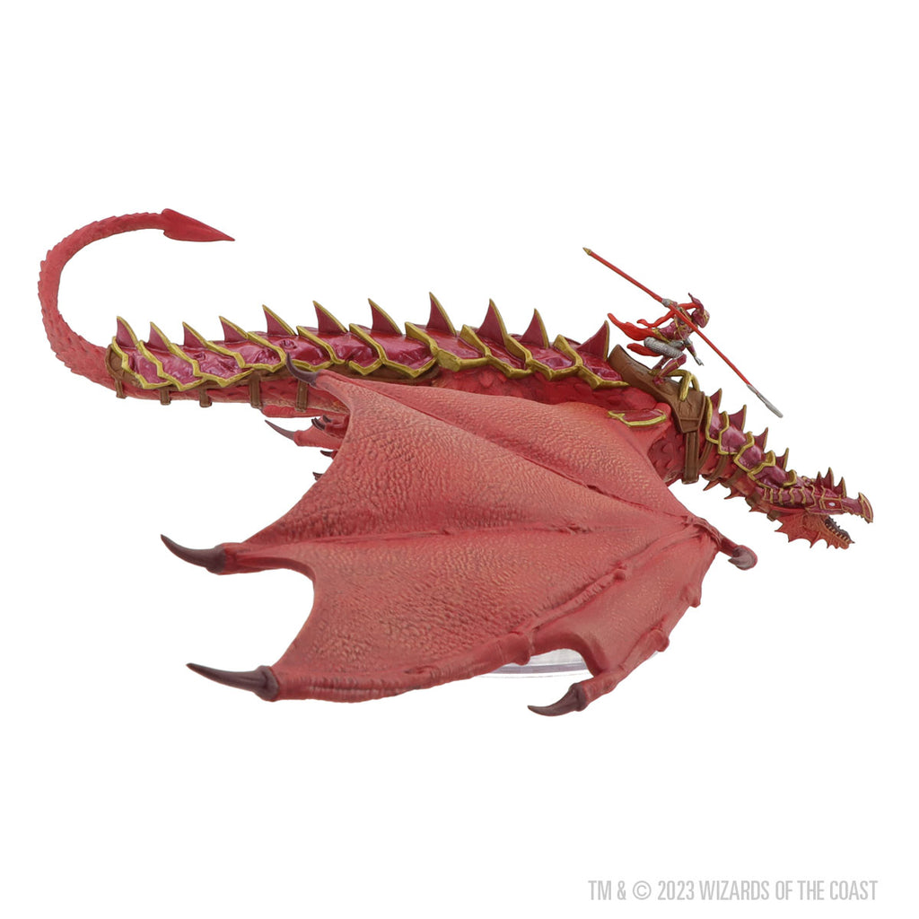 D&D Icons of the Realms: Dragonlance - Red Ruin & Red Dragonnel – WizKids