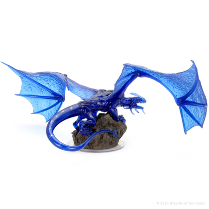 D&D Icons of the Realms Miniatures: Sapphire Dragon Premium Figure - 4