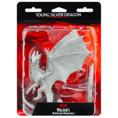 D&D Nolzur's Marvelous Miniatures: Young Silver Dragon – WizKids