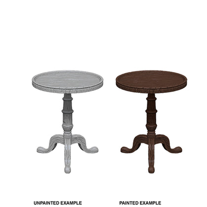 WizKids Deep Cuts  Unpainted Miniatures: Small Round Tables - 3