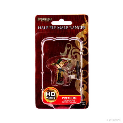 Pathfinder Battles: Premium Painted Figure - Half-Elf Ranger Male - 1