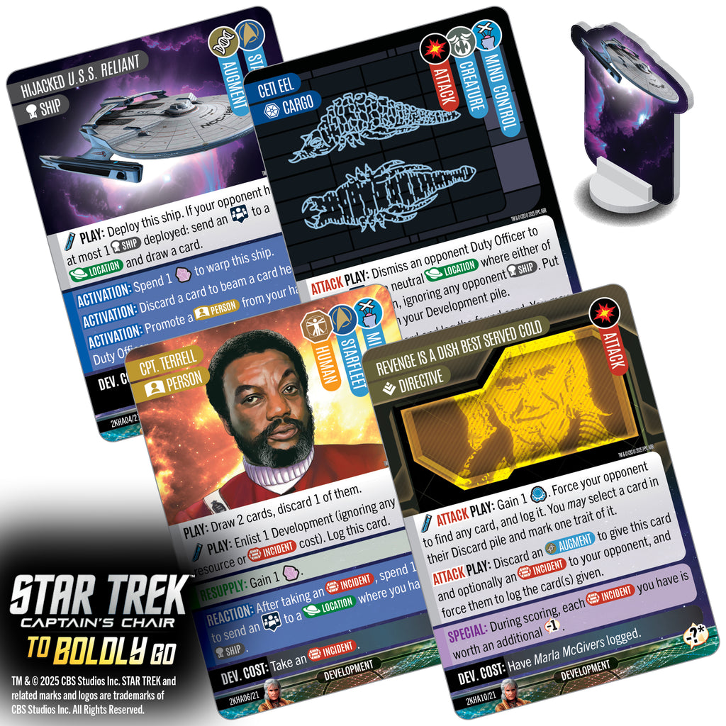PRE-ORDER - Star Trek: Captain's Chair - To Boldly Go - WizKids