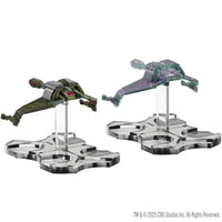 PRE-ORDER - Star Trek Ship Pack: Bird-of-Prey - Cloaked and Uncloaked