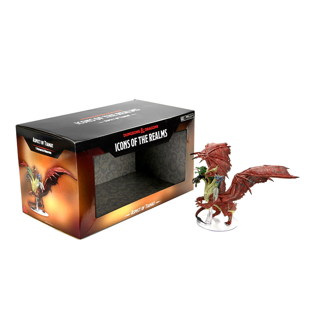 WizKids D&D Nolzur's Miniature: Aspect Of Tiamat – Drago Non Dipinto 15,2 Cm