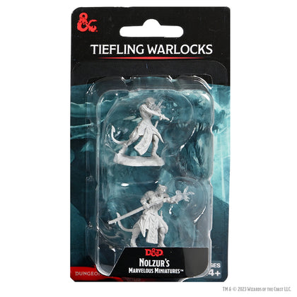 D&D Nolzur's Marvelous Miniatures: Tiefling Warlocks - 1