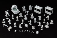 BACK-ORDER - WizKids Deep Cuts: Townspeople & Accessories Unpainted Miniatures, Multi-Colored