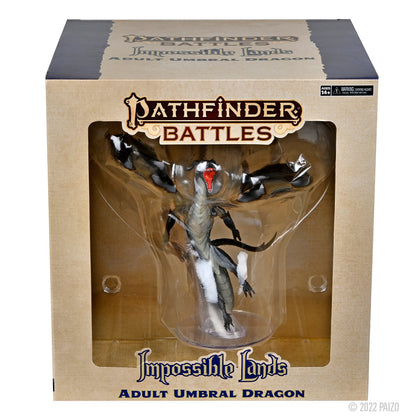 Pathfinder Battles: Impossible Lands - Adult Umbral Dragon Boxed Figure - 2