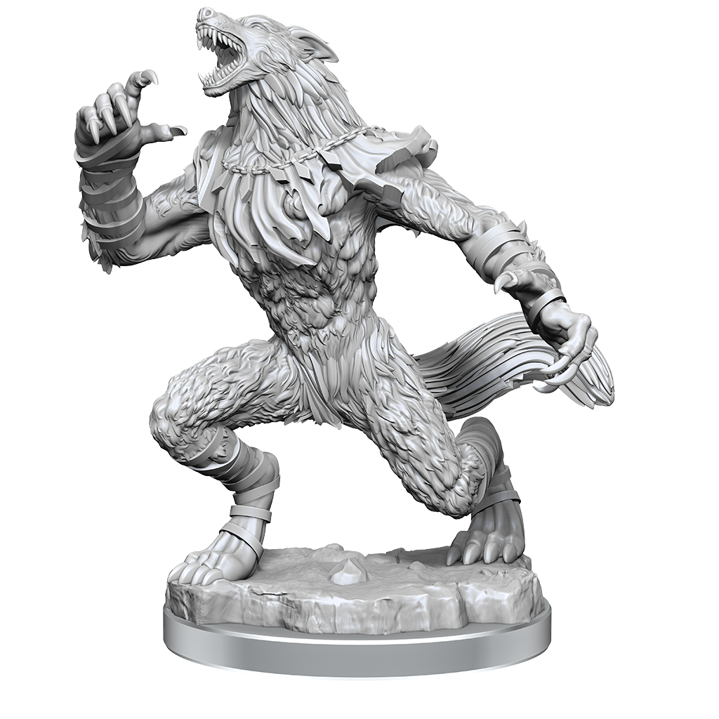 Magic: The Gathering Unpainted Miniatures - Arlinn Kord & Tovolar